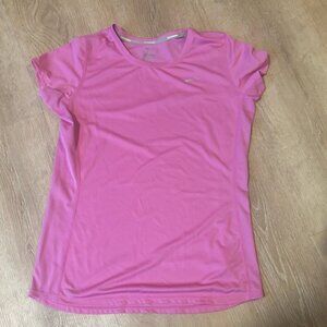 Nike running Women's Vibrant Pink Short Sleeve Tee